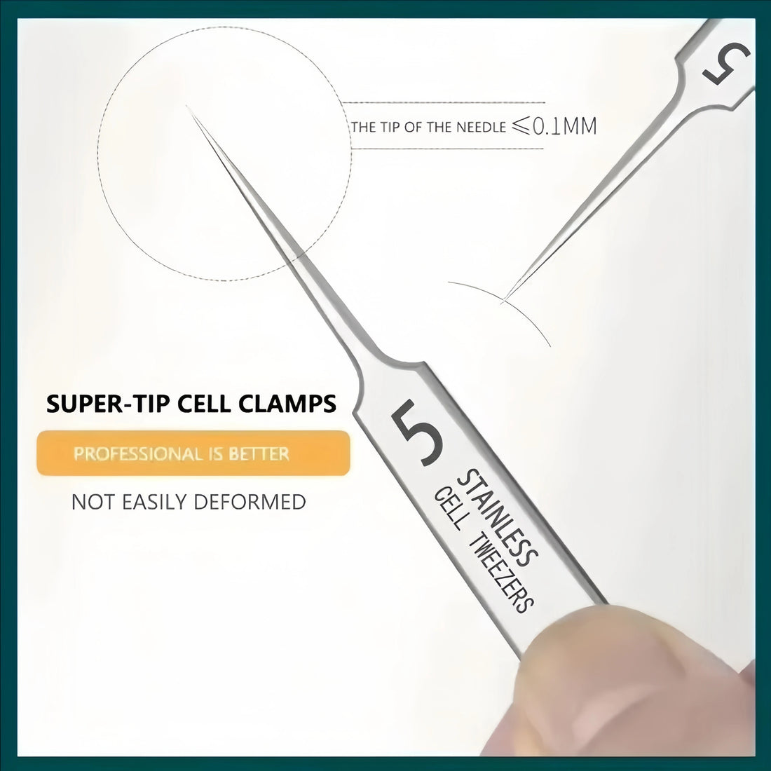 MJ 8 PCS Stainless Steel Acne Clip, Cell Clip, Blackhead Clip, Acne Needle, Beauty Salon Acne Needle, Acne Needle Tool