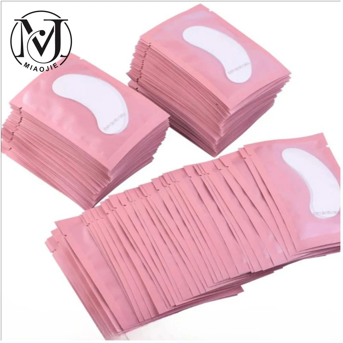 MJ 100pairs eye patches eyelash extension under eyelashes fake lashes stickers lash extension supplies patches for building eyel