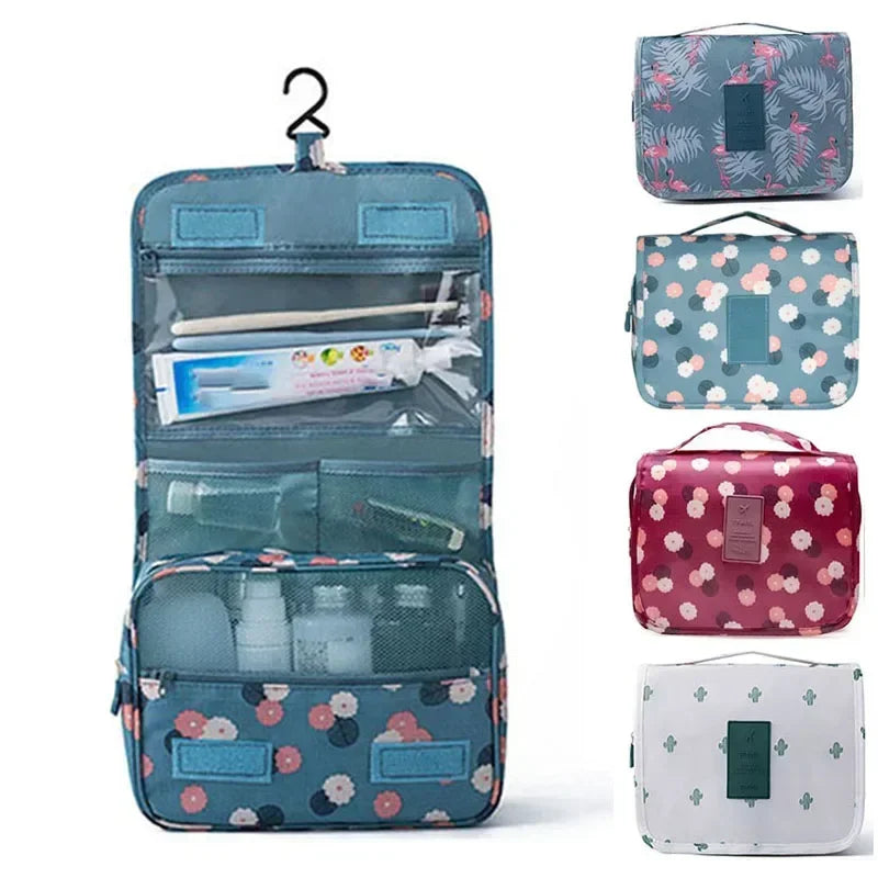 Multifunctional Travel Hook makeup bag Cosmetics Storage Bag Waterproof Toiletries Beauty Organizer Ladies Bathroom Storage Bag